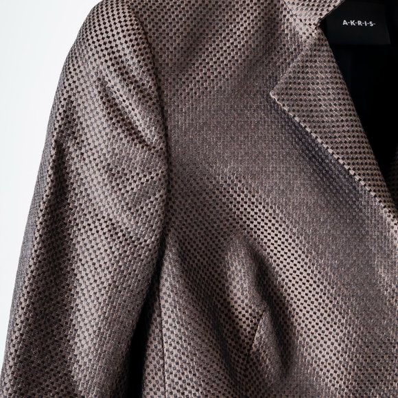 Akris Textured Brown Jacket - Picture 5 of 11